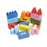 Stack and Mix Wooden Building Blocks