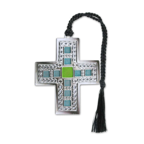 Tiffany Byzantine Chapel Cross Metal Bookmark