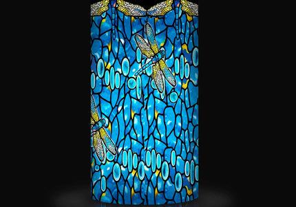 Tiffany Dragonfly Flameless Candle