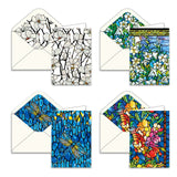 Tiffany Glass Notecards - Set of 16